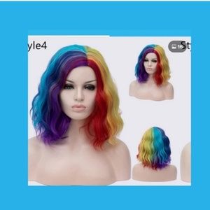Accessories - Dark colored rainbow wig bob Accessories - Dark colored rainbow wig bob